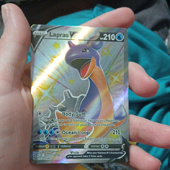 Lapras V Pokémon Card Bundle Plus 4 Free Cards 20 Total Cards - Picture 1 of 16